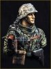 Young Miniatures YM1869 Waffen SS Young Machine Gunner 1944 1/10